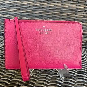 Kate Spade medium Lzip wristlet